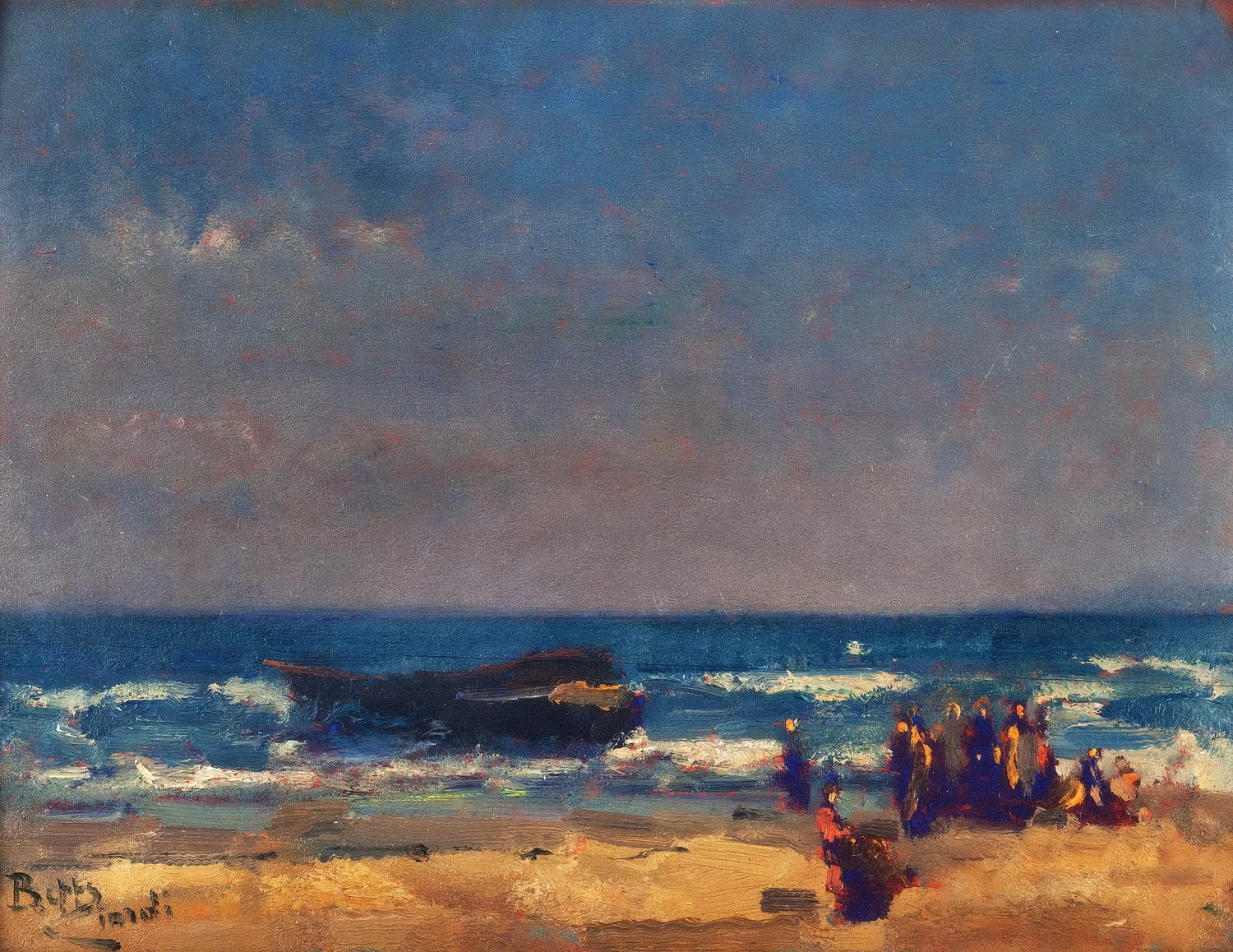 Spiaggia con figure